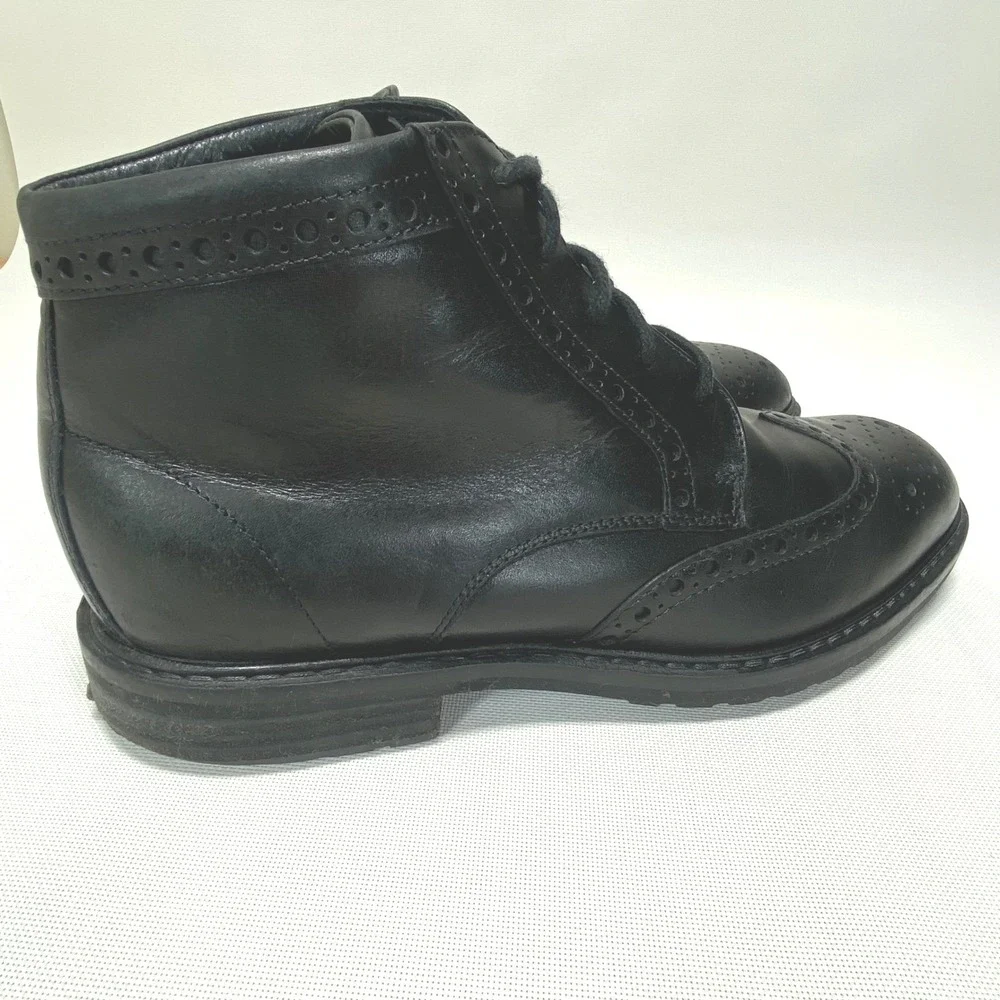 Ecco Vitrus Black Wingtip Chukka Boots‎ Men's EU 40 US size 6